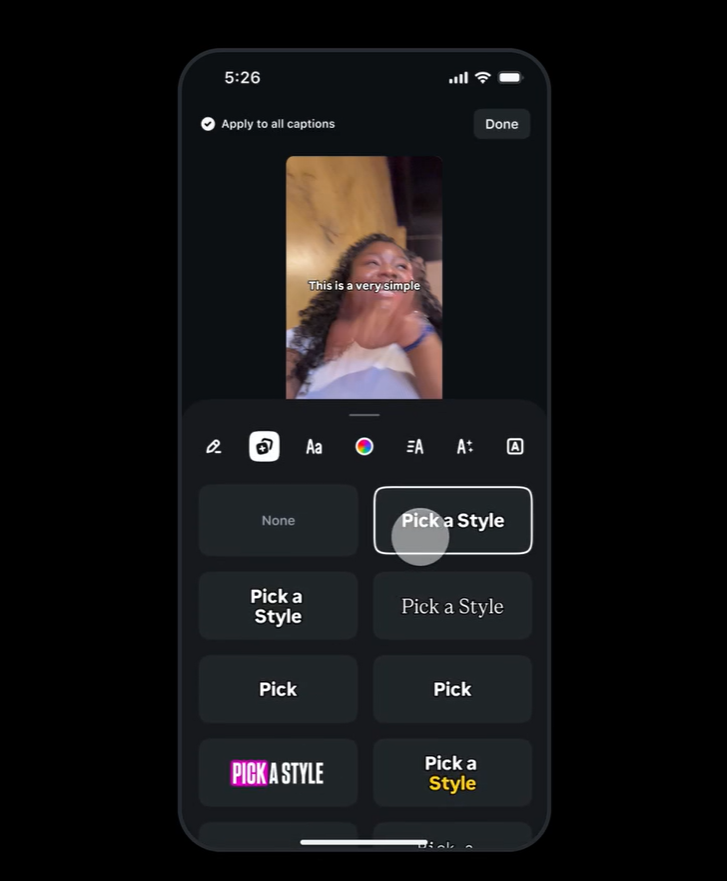Ab sofort können Untertitel mit individuellen Animationen und visuellen Effekten versehen werden (derzeit nur IOS), © @lindseygamble_/Instagram