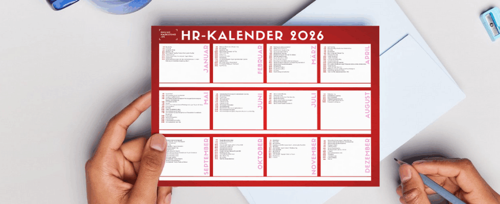 Keinen wichtigen Moment verpassen: Der HR-Kalender 2026 ist da!