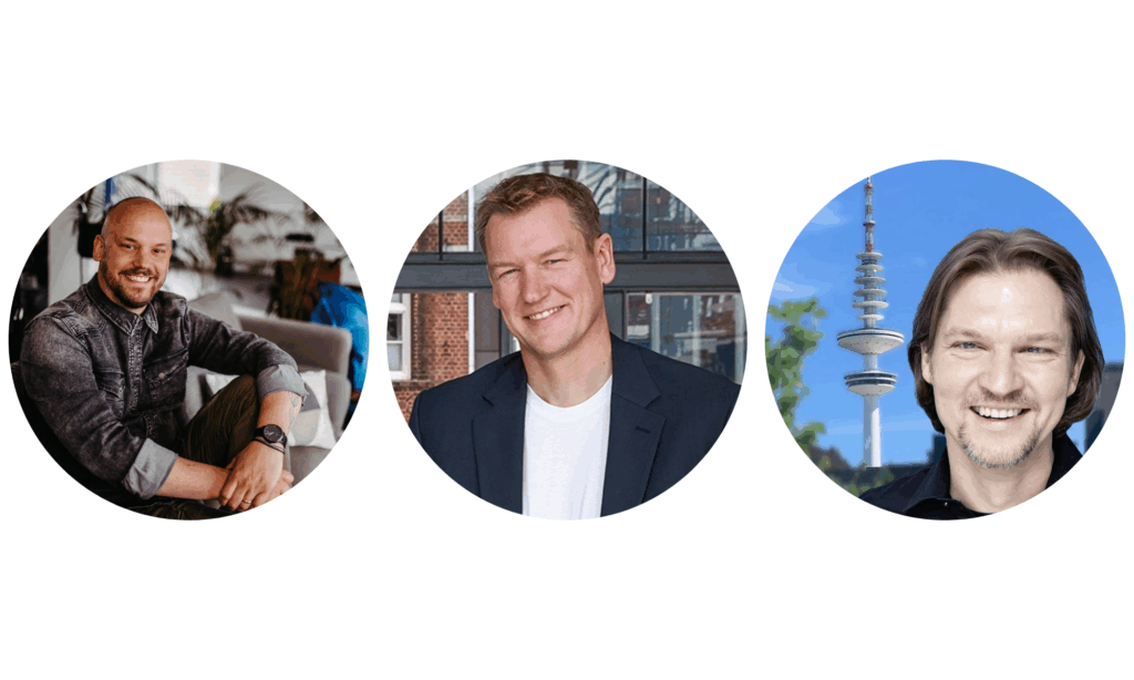 Von links nach rechts: Marcel Schöne von uppr, Axel Bellieno von True Effect und Matthias Postel von der iCompetence GmbH.