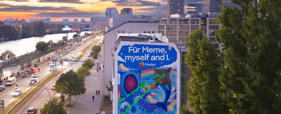 Wie Firefox mit Quiz, Coffee Rave und spacey Katzen für Wahlfreiheit wirbt