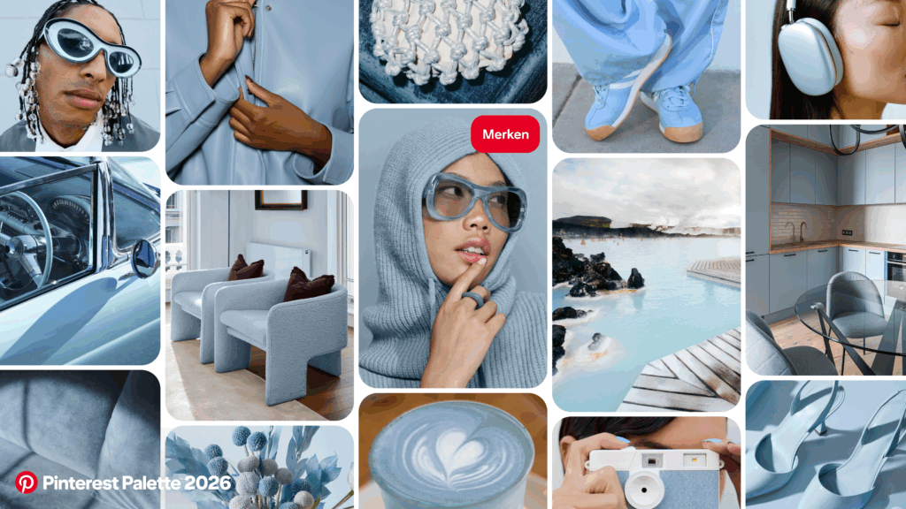 Trendfarbe Cool Blue