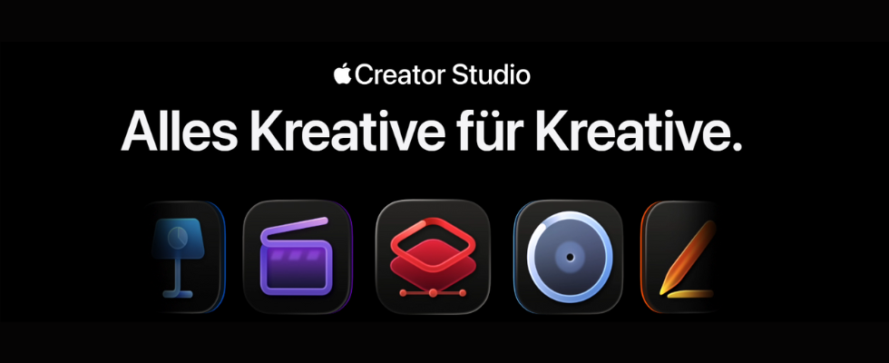 Neues Apple Creator Studio: Final Cut, Logic und Pixelmator jetzt im Abo