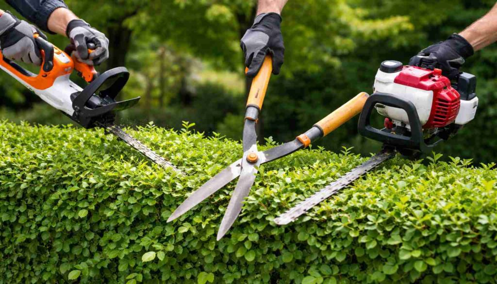 Drei Heckenscheren für einen Walled Garden (c) cogniwerk.ai, Ralf Scharnhorst