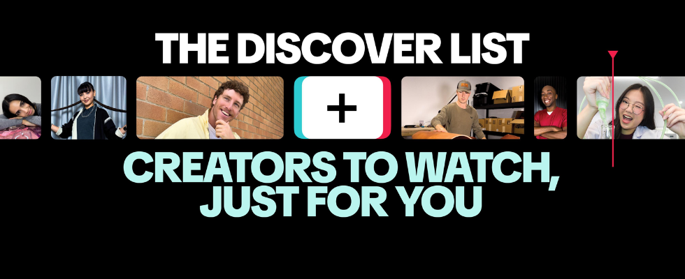 Die TikTok Discover List: 50 Creator to watch 2026