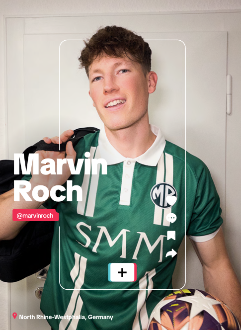 Marvin Roch im TikTok Discover List Lookbook, © TikTok