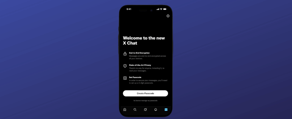 X testet Standalone Chat App