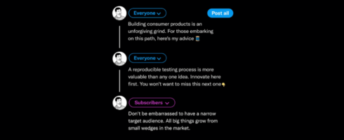 X bringt Exclusive Threads für die Creator-Monetarisierung