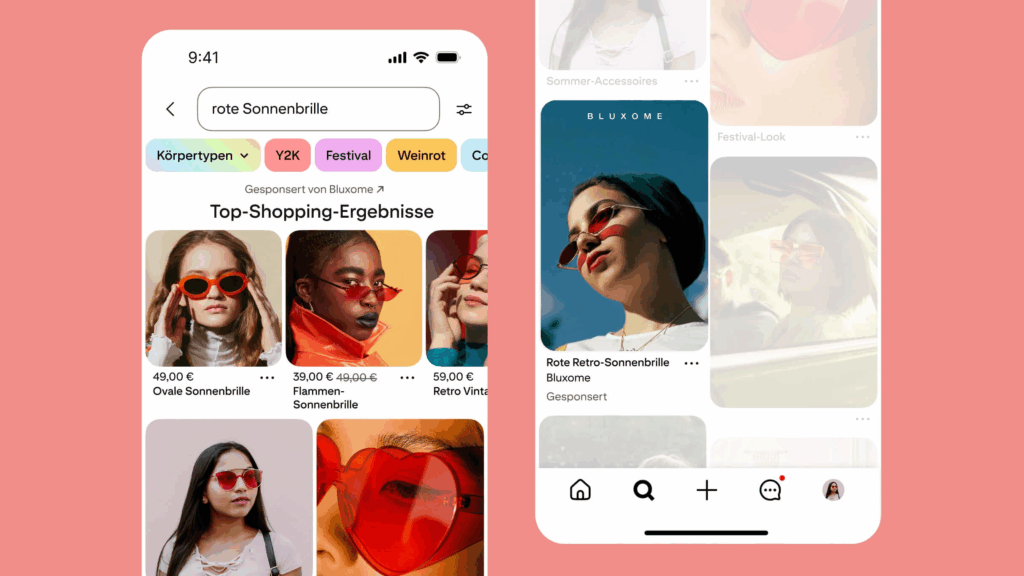 Top-of-Search-Anzeigen, © Pinterest