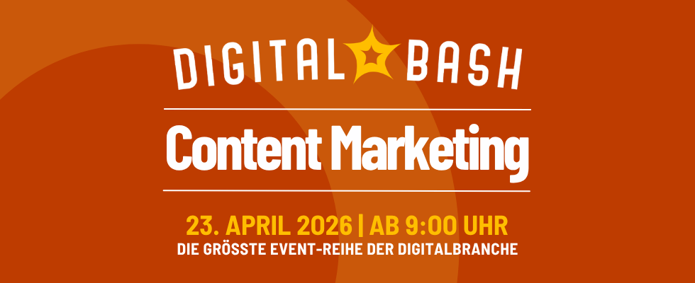 AI, Use Cases und Performance: So wird dein Marketing unschlagbar beim Digital Bash – Content Marketing