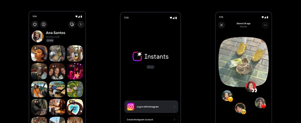 Neue Instagram App Instants ist da: Bei Snapchat und BeReal kopiert