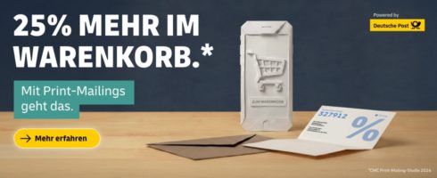Print Mailings bringen starken ROAS: Die CMC Print-Mailing-Studie 2026