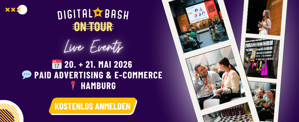 Digital Bash On Tour x Smarketer Group – Paid Advertising und E-Commerce