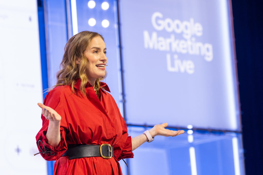 Debbie Weinstein auf der GML-Bühne, © Google 