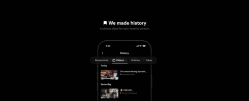 X bekommt History Tab: Versammelt alles, was du magst