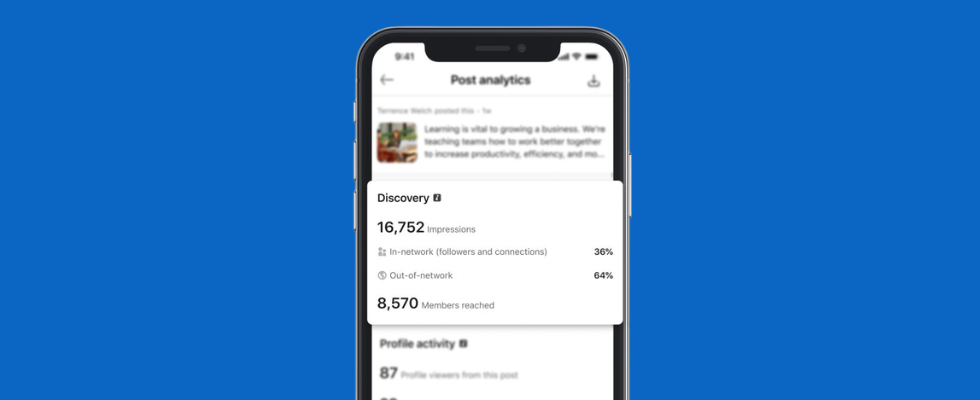 Neue LinkedIn-Metrik zeigt, welche Posts neue Zielgruppen erreichen