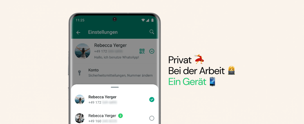 WhatsApp liefert lange erwartete Multi-Account-Funktion für iPhones