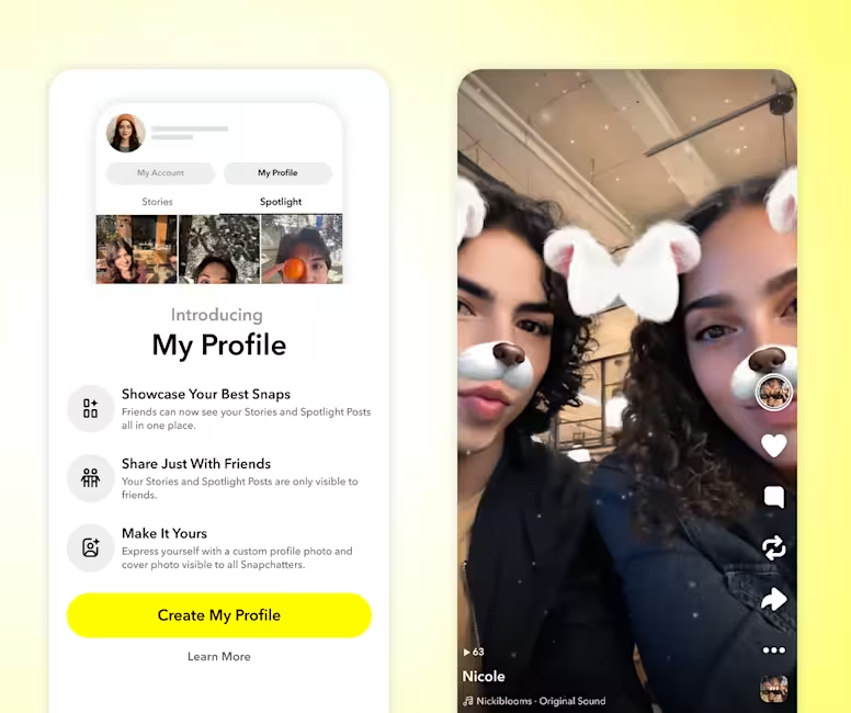 Ein dedizierter Profilbereich für User unter 16 Jahren ist Teil der neuen Regeln, © Snapchat