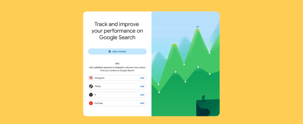Endlich sehen, wie Social Media Content in der Google-Suche performt: Platform Properties für Search Console