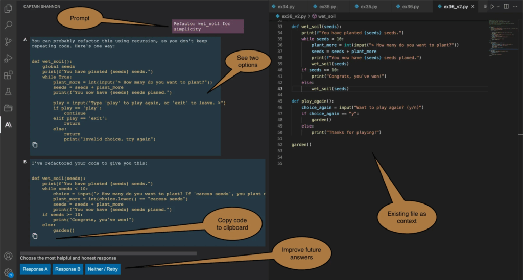 So sah das VS Code Plugin aus, © Anthropic