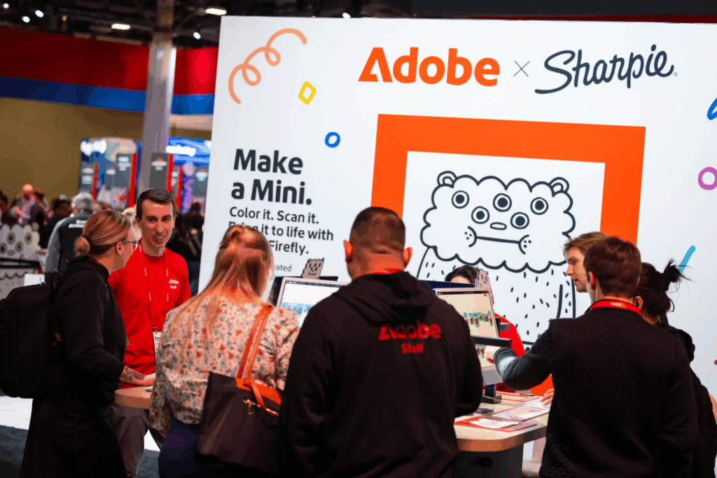 Sharpie trifft Adobe auf dem Summit, © Adobe