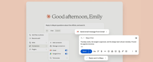 Claude verschickt jetzt E-Mails in Gmail und übernimmt neue Aufgaben in Google Drive