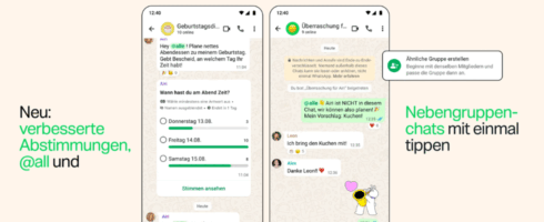 3 neue Kern-Features für WhatsApps Gruppen-Chats: Endlich @alle informieren