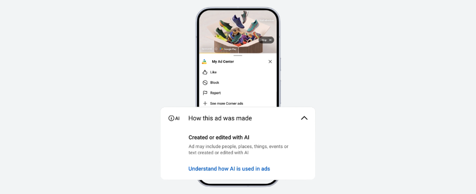 „Wie diese Werbung erstellt wurde“: Google liefert Kennzeichnung für KI-Ads