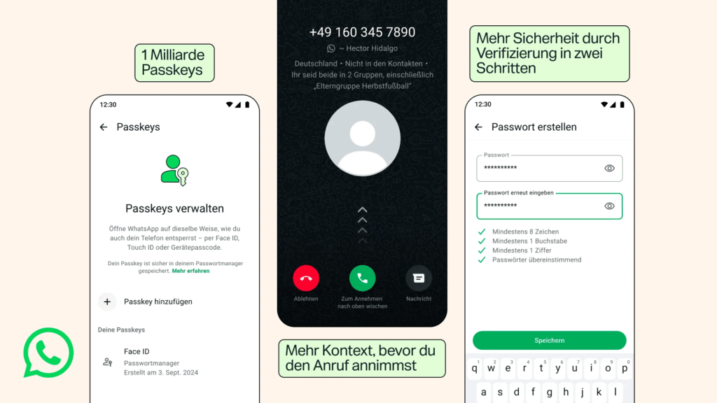 Neue Sicherheitsfunktionen auf WhatsApp, © WhatsApp