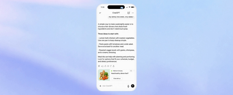 Sponsored Agents für ChatGPT Ads und Anzeigen mit ChatGPT Work kreieren