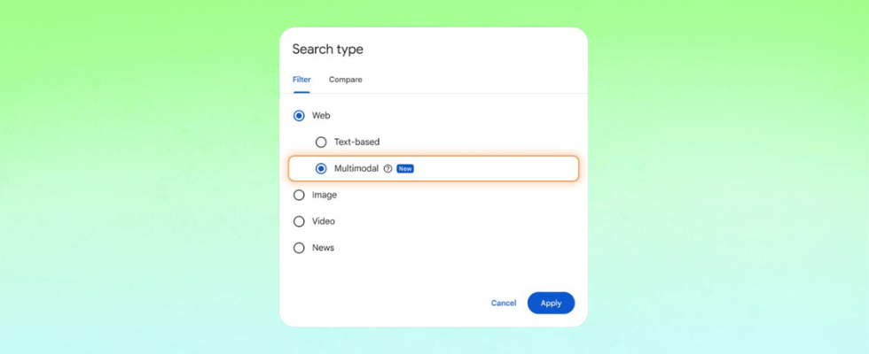 Neu in der Google Search Console: Reporting für multimodale Web-Suchen