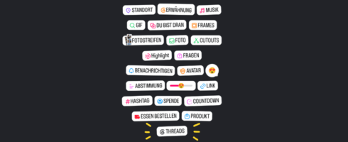 Neu bei Instagram: Threads Posts landen per Sticker in Stories
