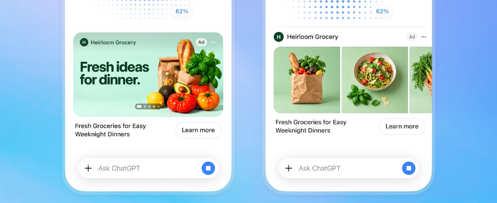 ChatGPT bekommt neue Visual Ads – und erreicht jetzt 1,2 Milliarden User pro Woche