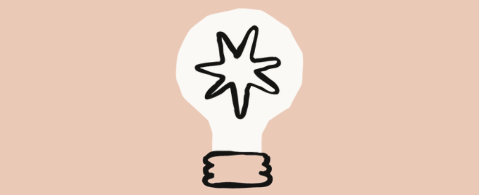 Illustration einer Glühbirne als Symbol für Claude und die neue Integration in Google Docs, Sheets und Slides.